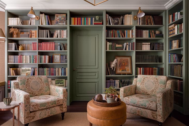 Round cheap wall bookshelf